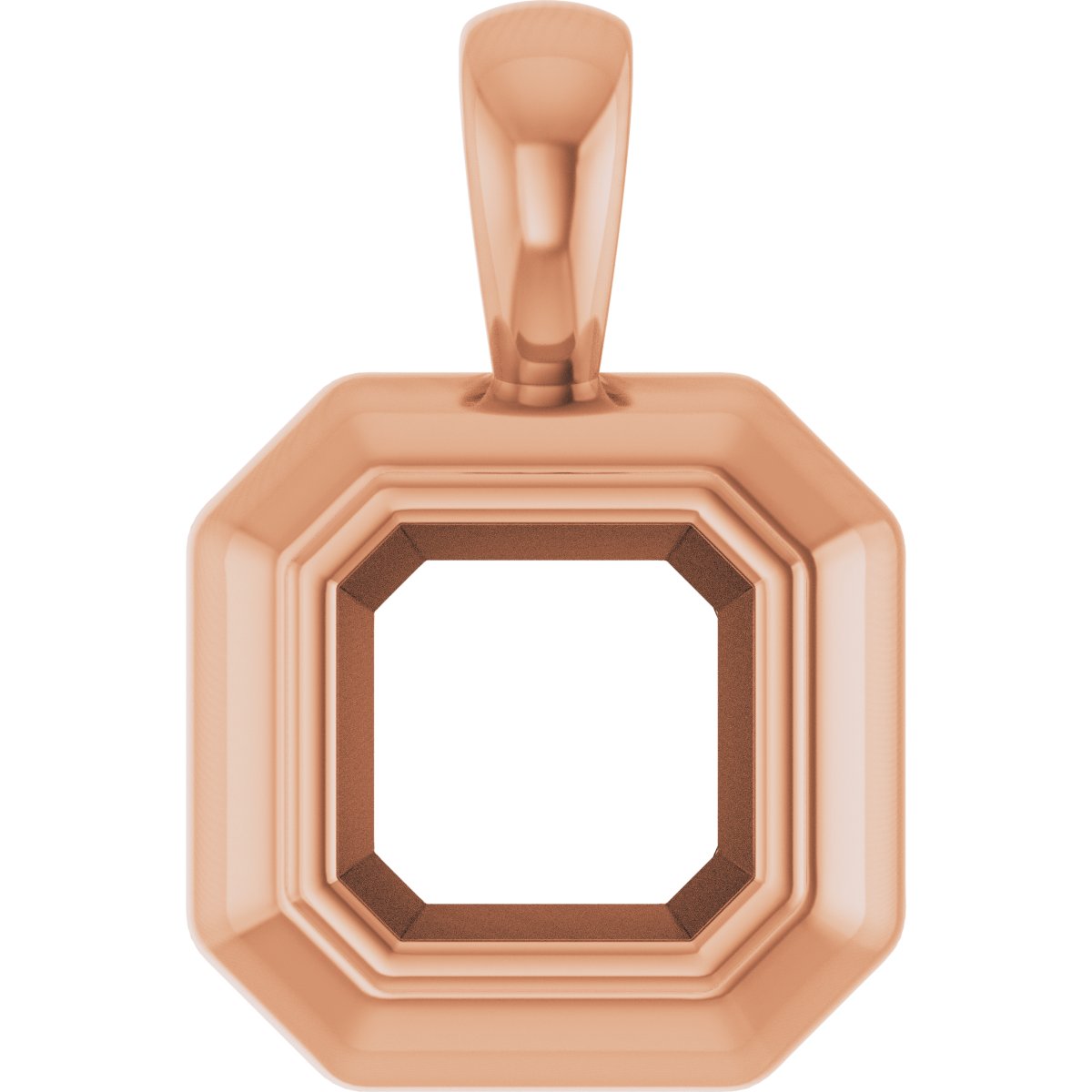 Bezel-Set Solitaire Pendant