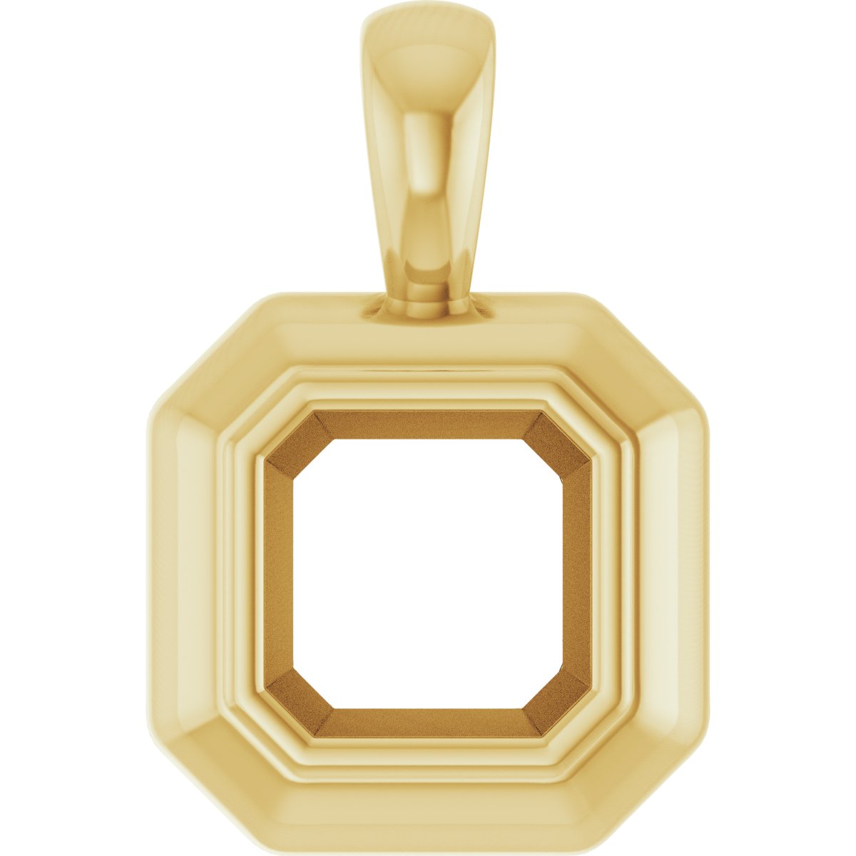 Bezel-Set Solitaire Pendant