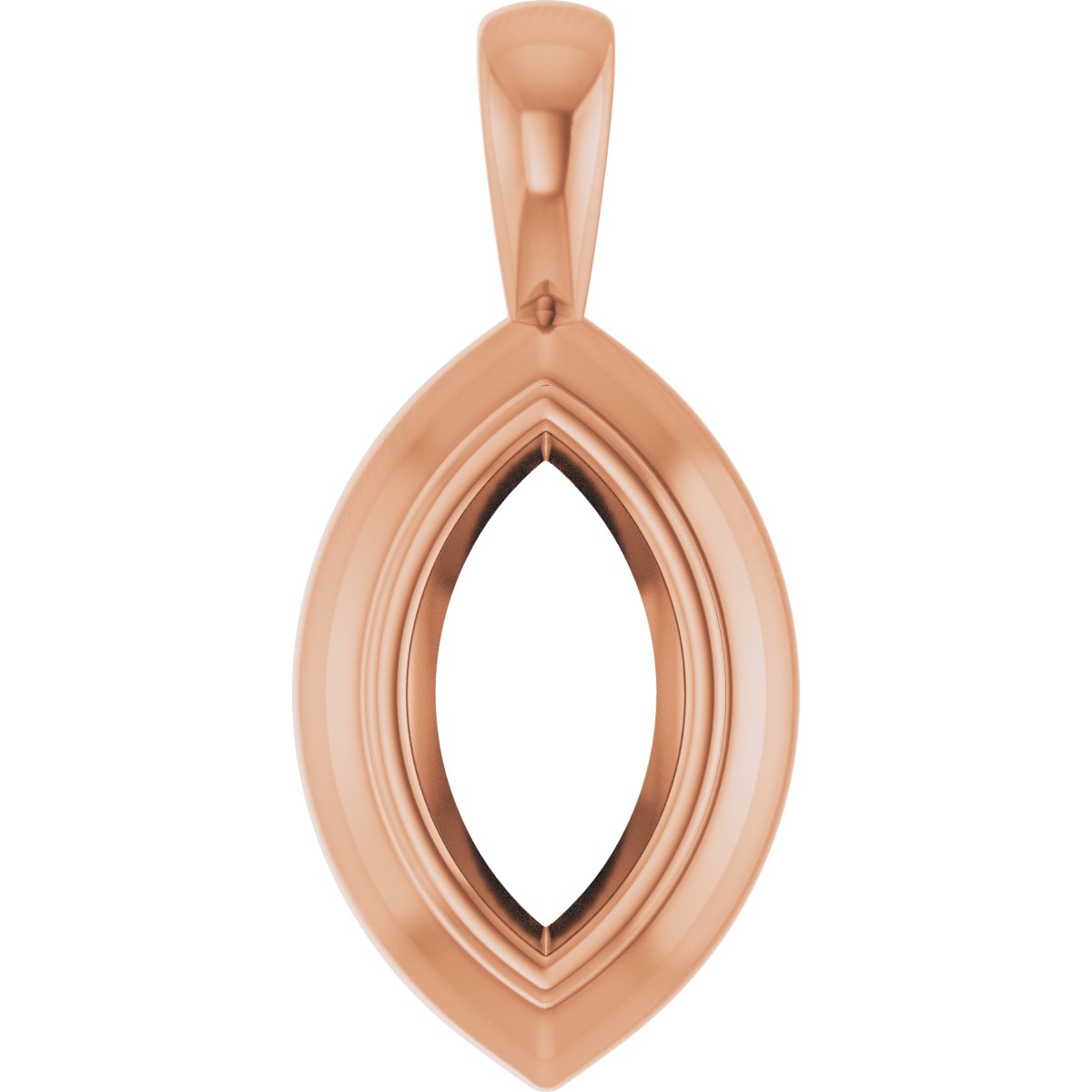 Bezel-Set Solitaire Pendant