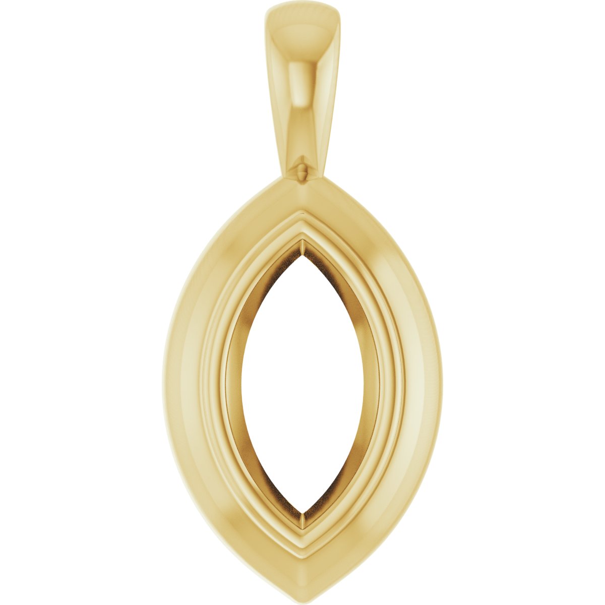 Bezel-Set Solitaire Pendant