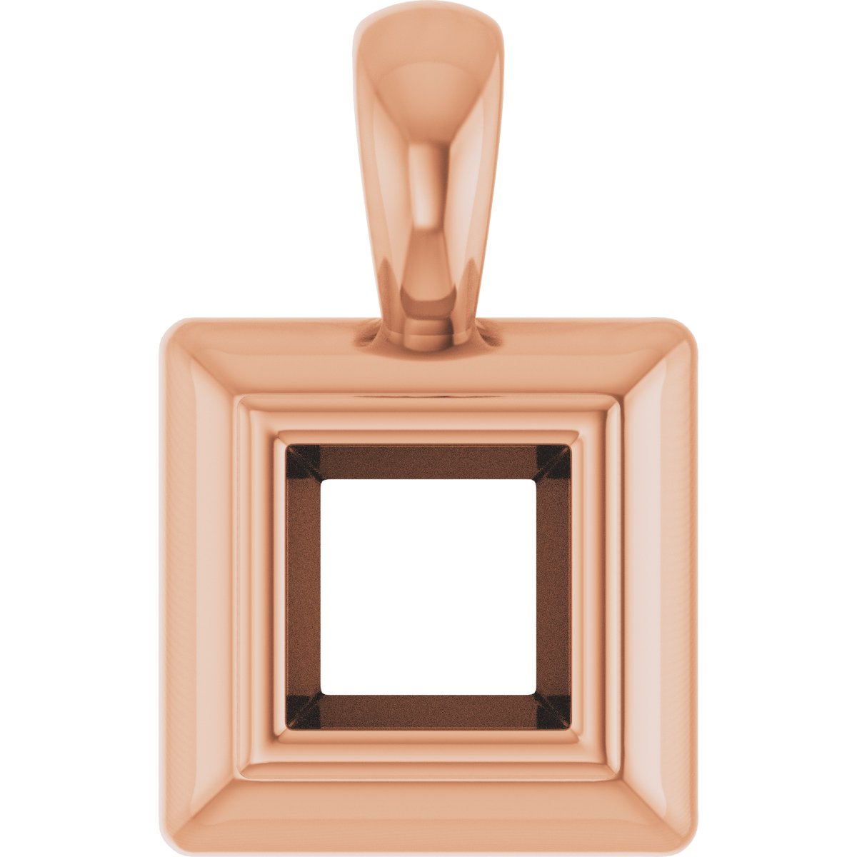 Bezel-Set Solitaire Pendant