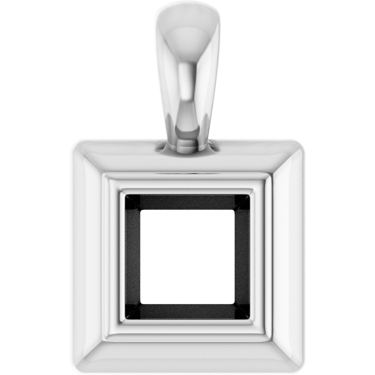 Bezel-Set Solitaire Pendant