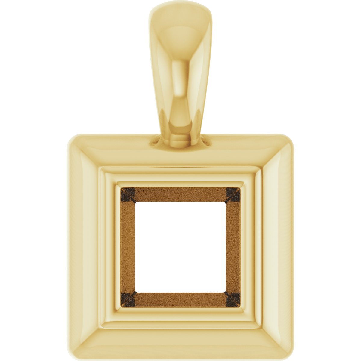 Bezel-Set Solitaire Pendant