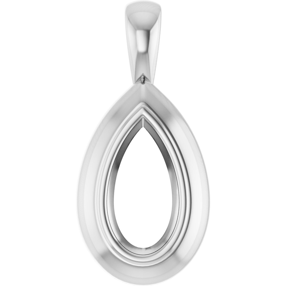 Bezel-Set Solitaire Pendant