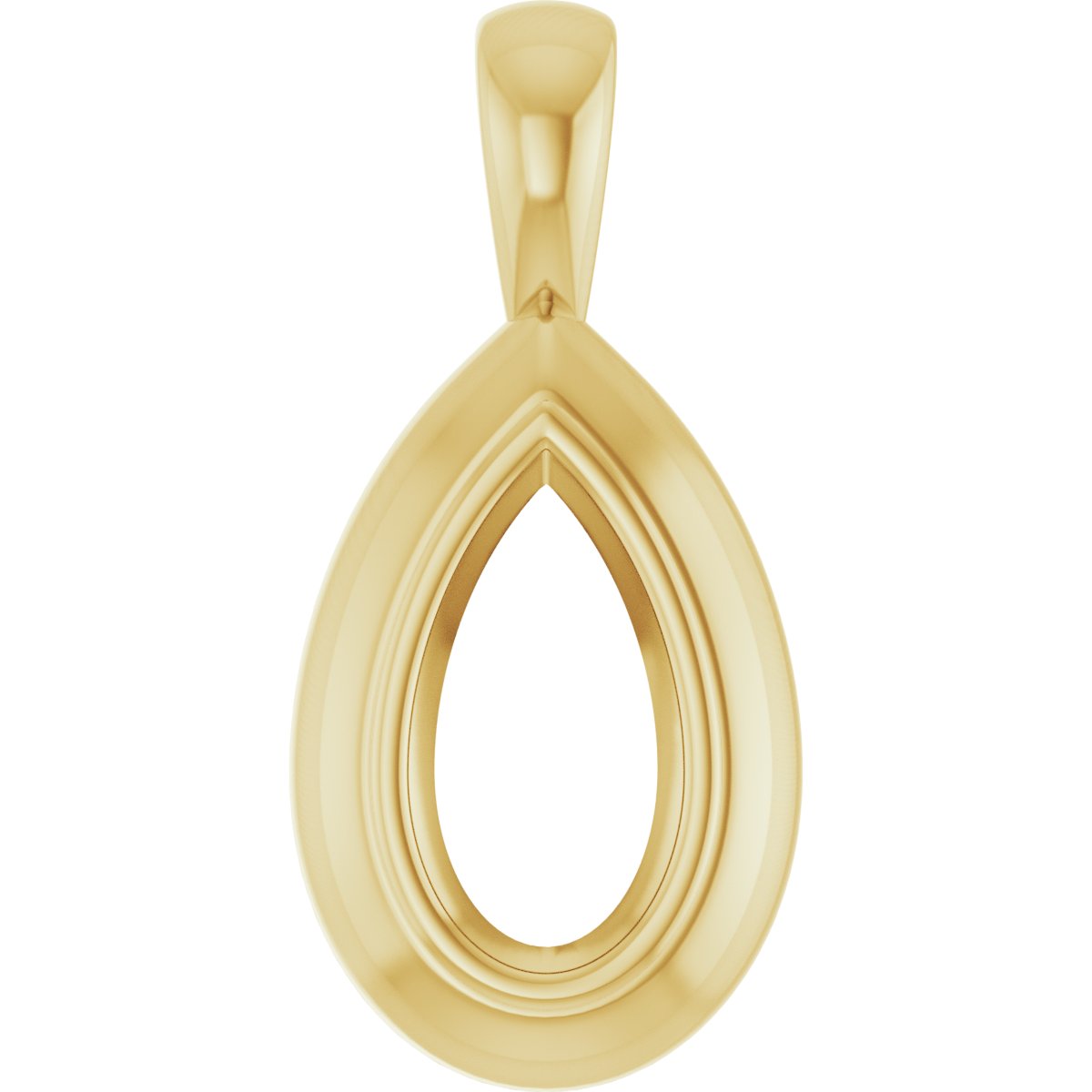 Bezel-Set Solitaire Pendant