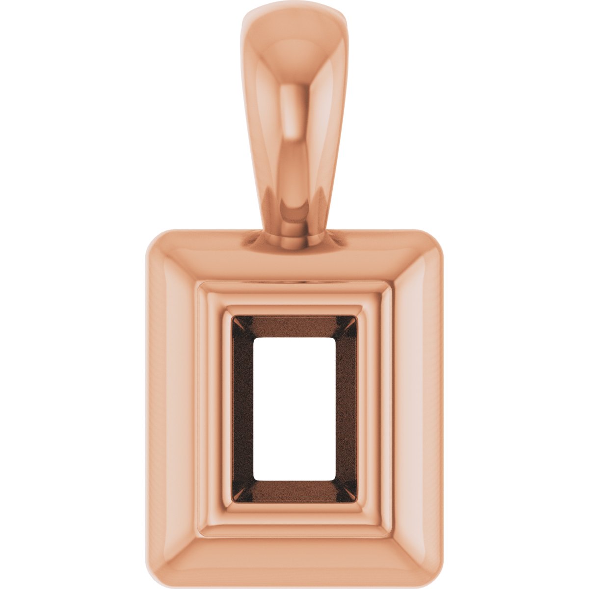 Bezel-Set Solitaire Pendant