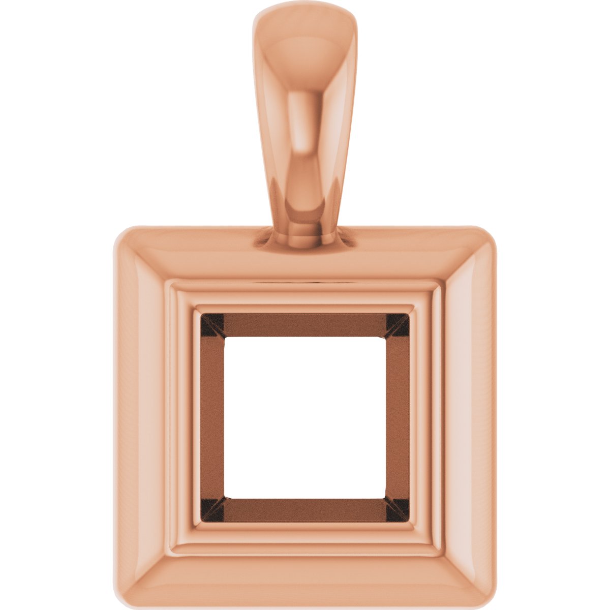 Bezel-Set Solitaire Pendant