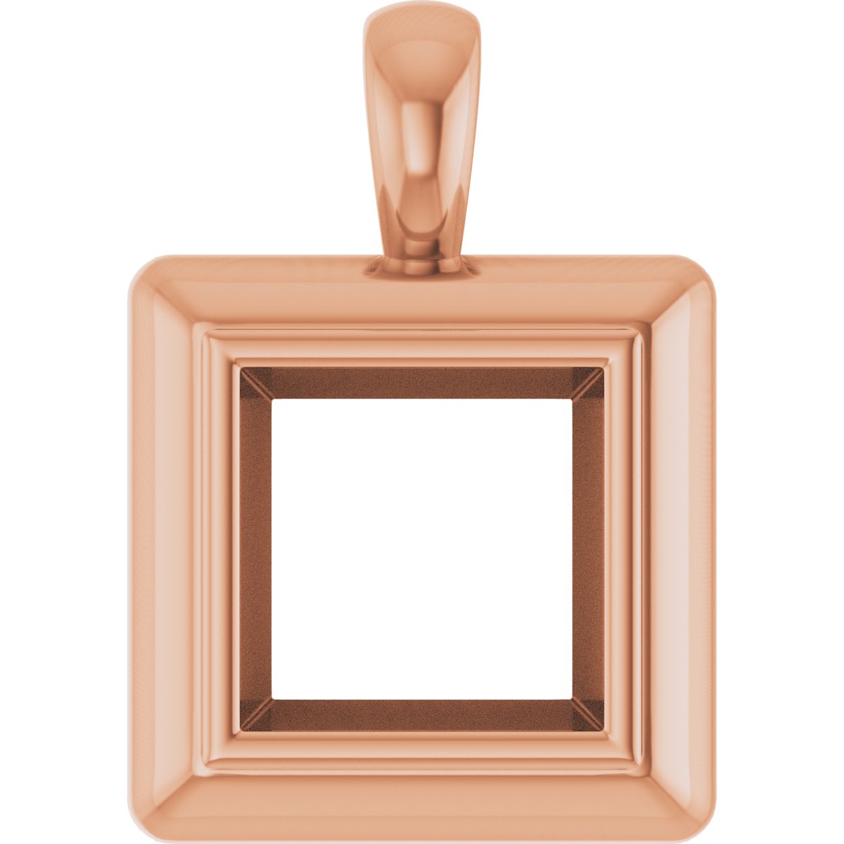 Bezel-Set Solitaire Pendant