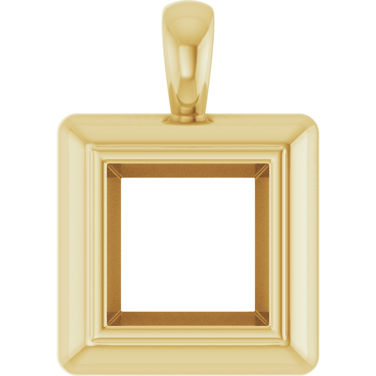 Bezel-Set Solitaire Pendant
