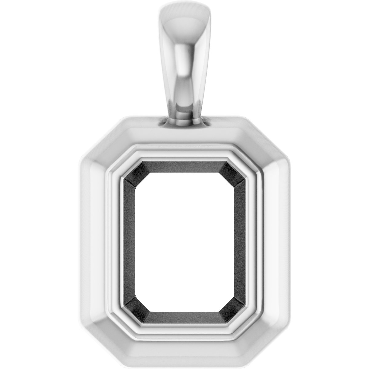 Bezel-Set Solitaire Pendant