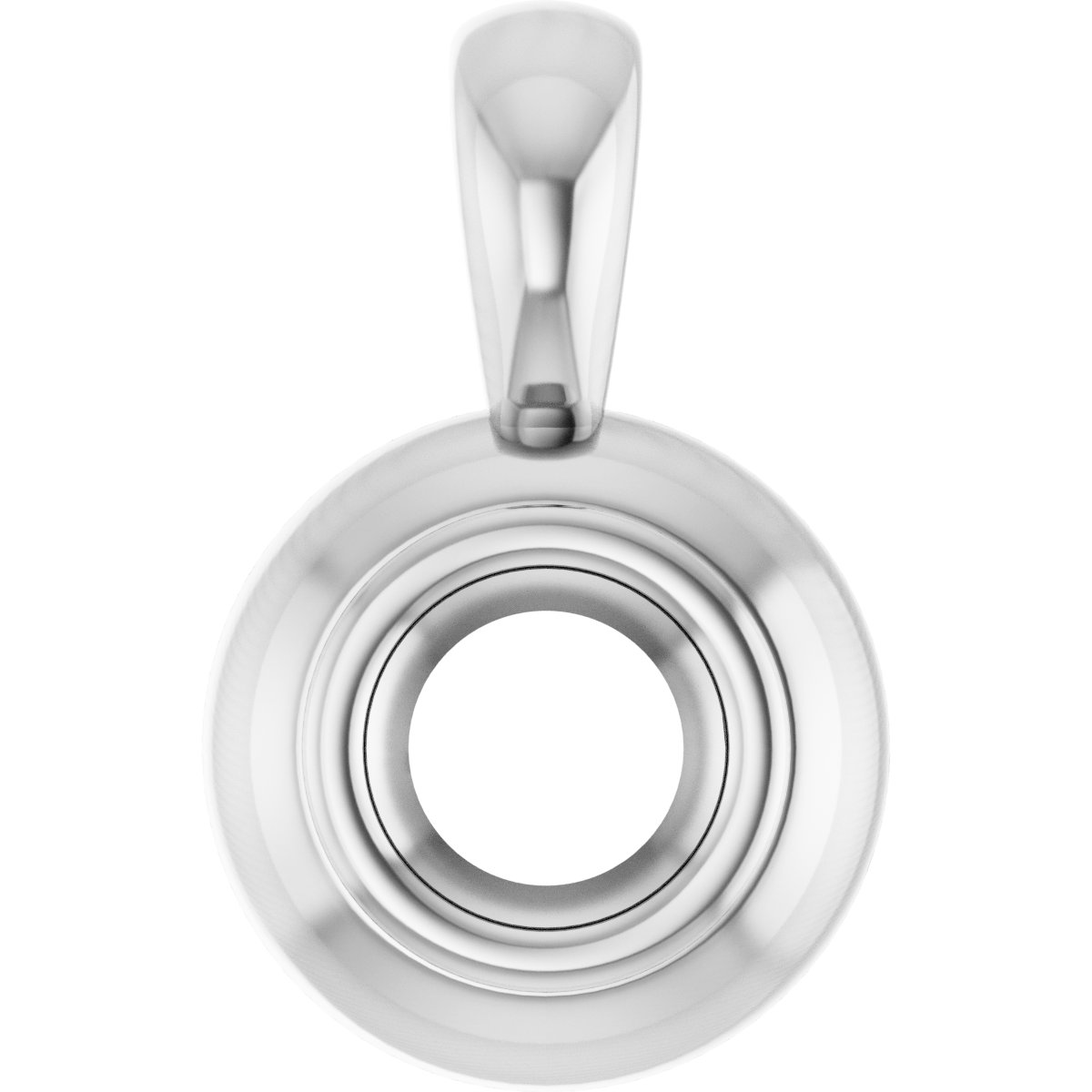 Bezel-Set Solitaire Pendant
