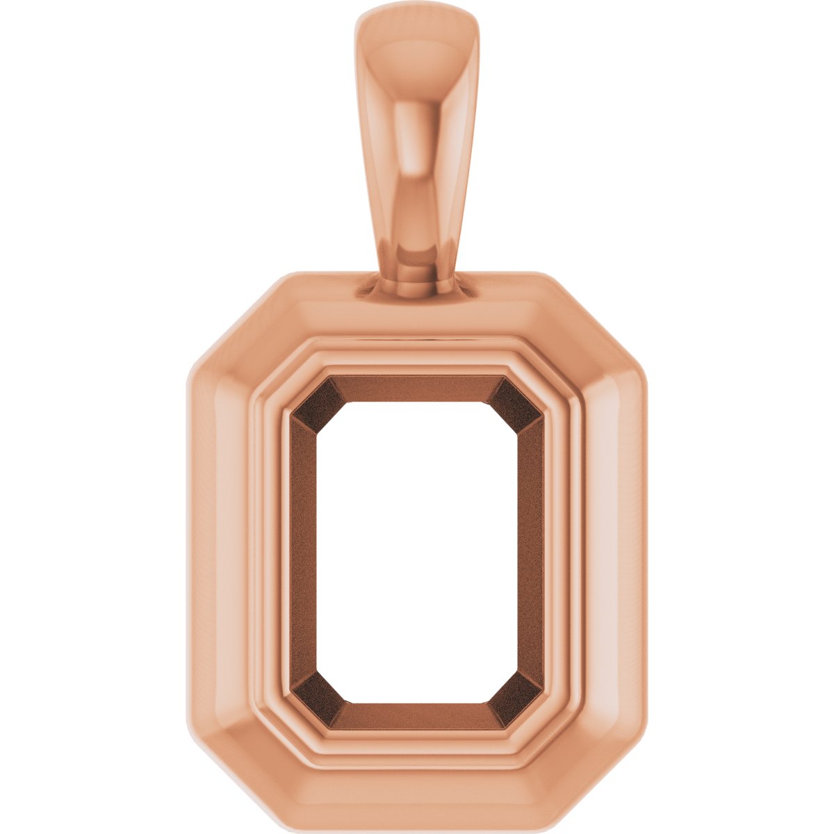 Bezel-Set Solitaire Pendant