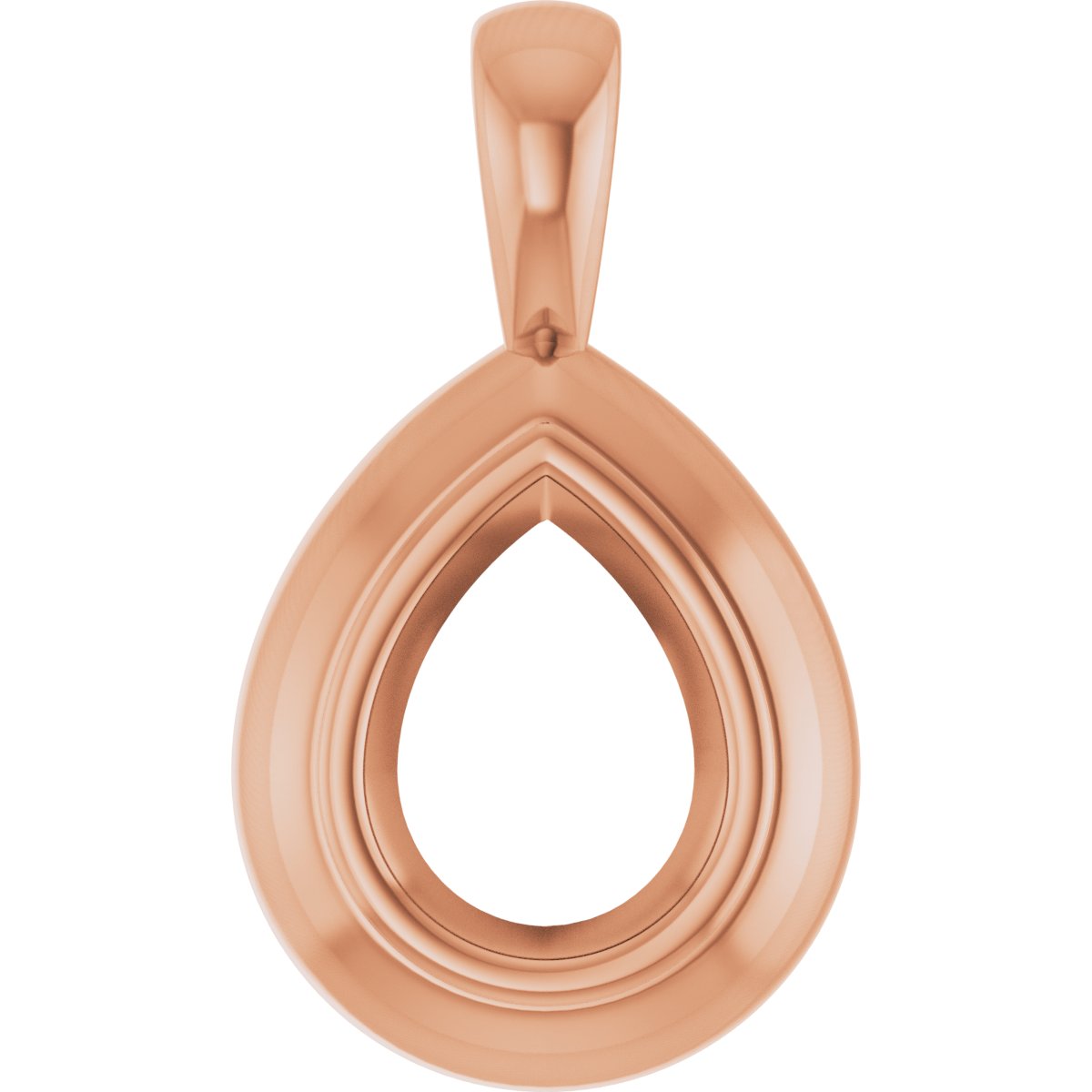 Bezel-Set Solitaire Pendant