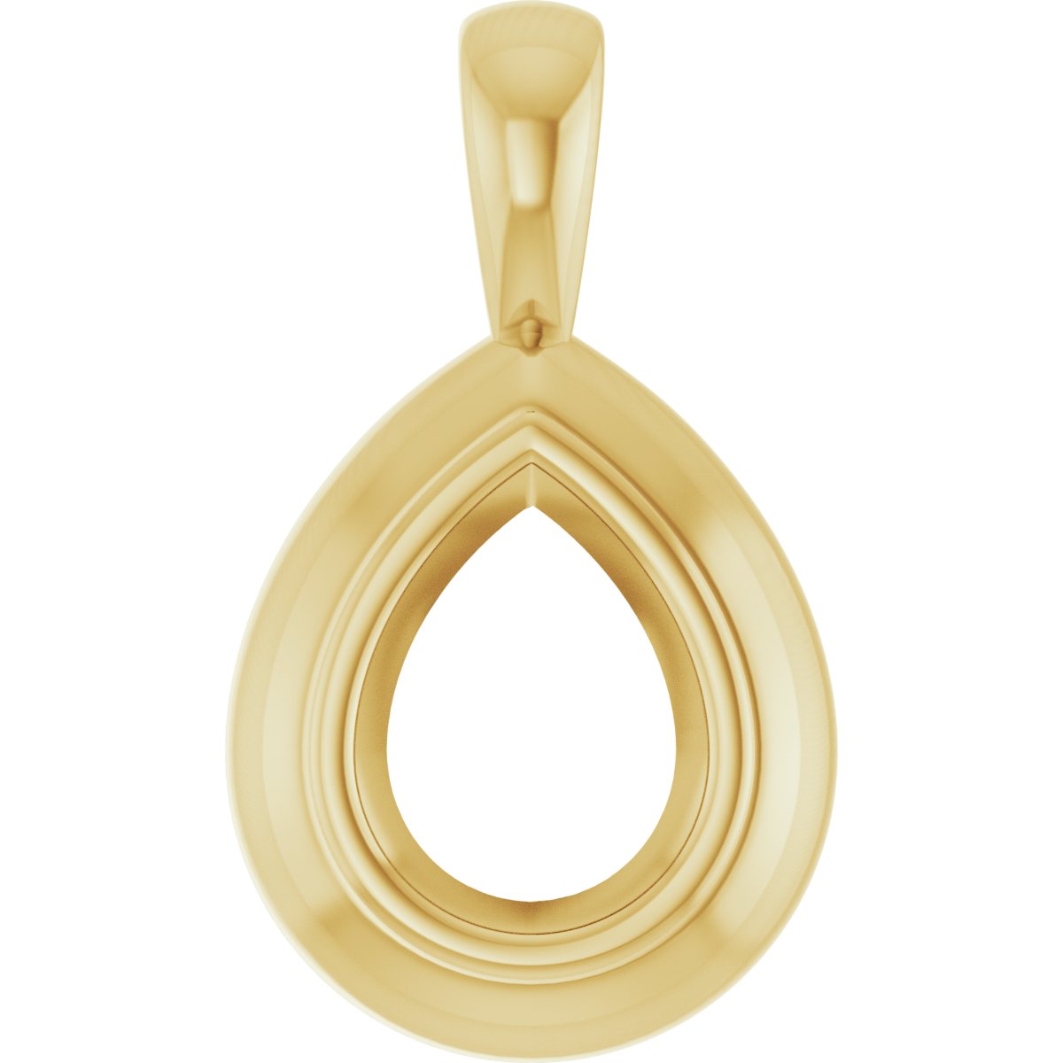 Bezel-Set Solitaire Pendant