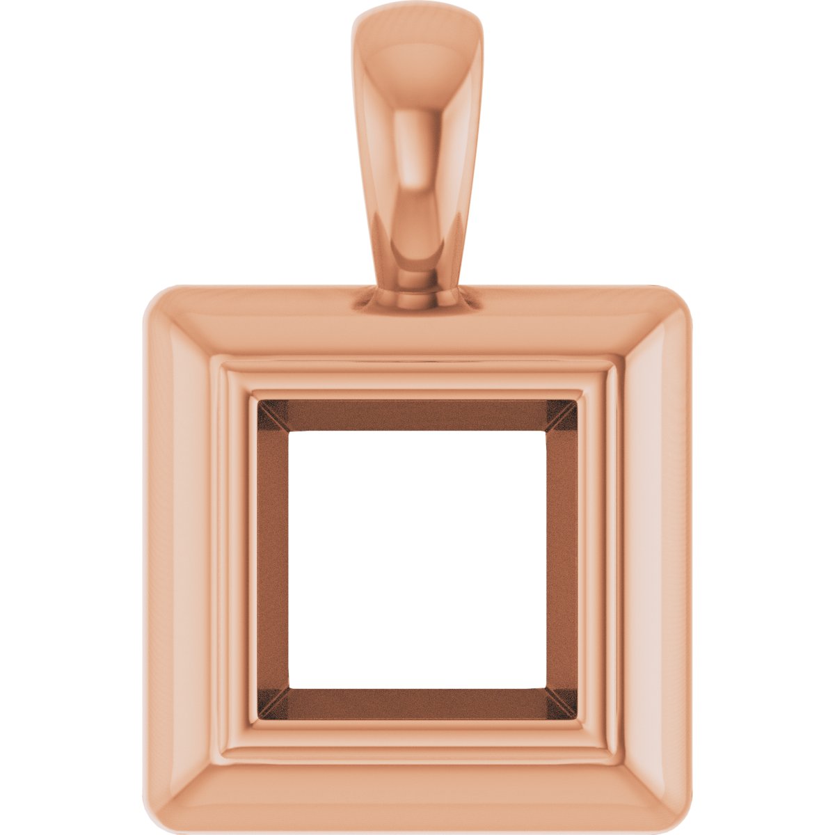 Bezel-Set Solitaire Pendant