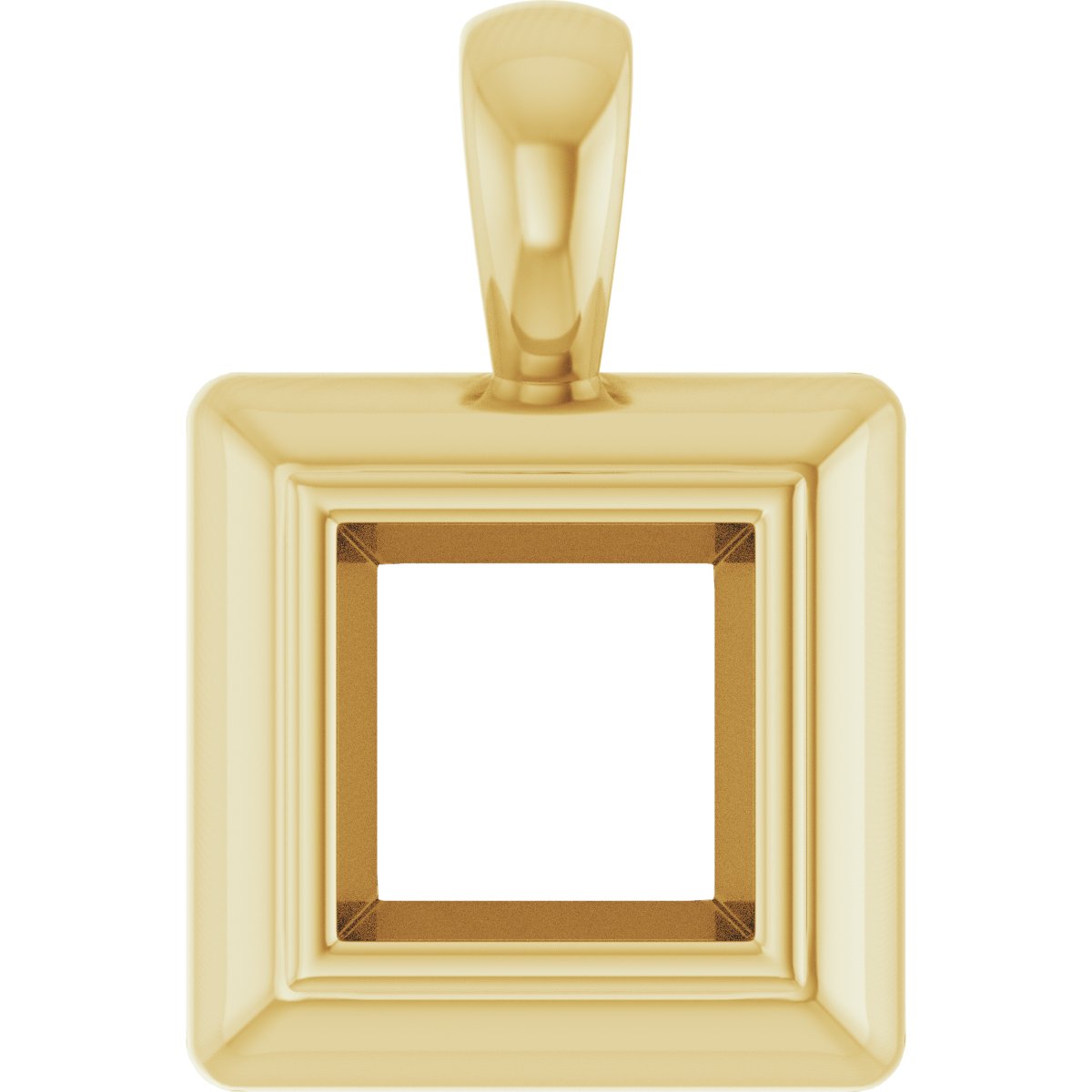 Bezel-Set Solitaire Pendant