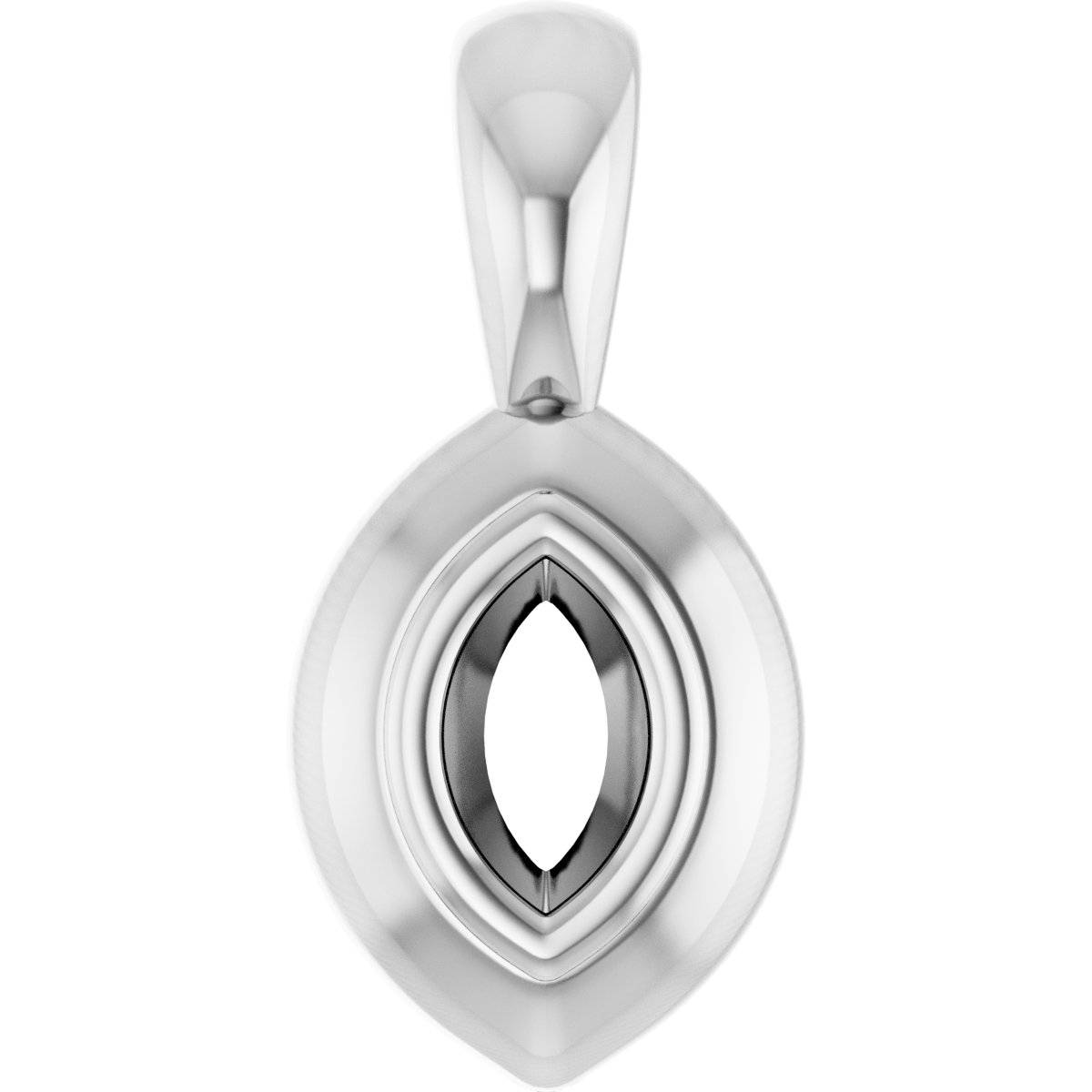 Bezel-Set Solitaire Pendant