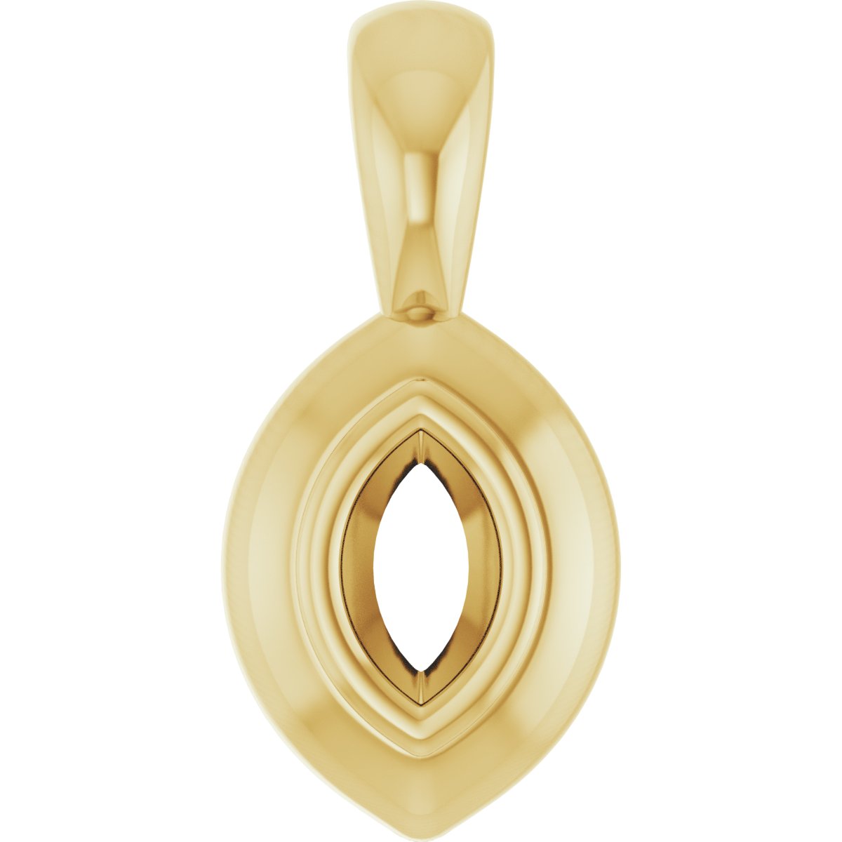 Bezel-Set Solitaire Pendant