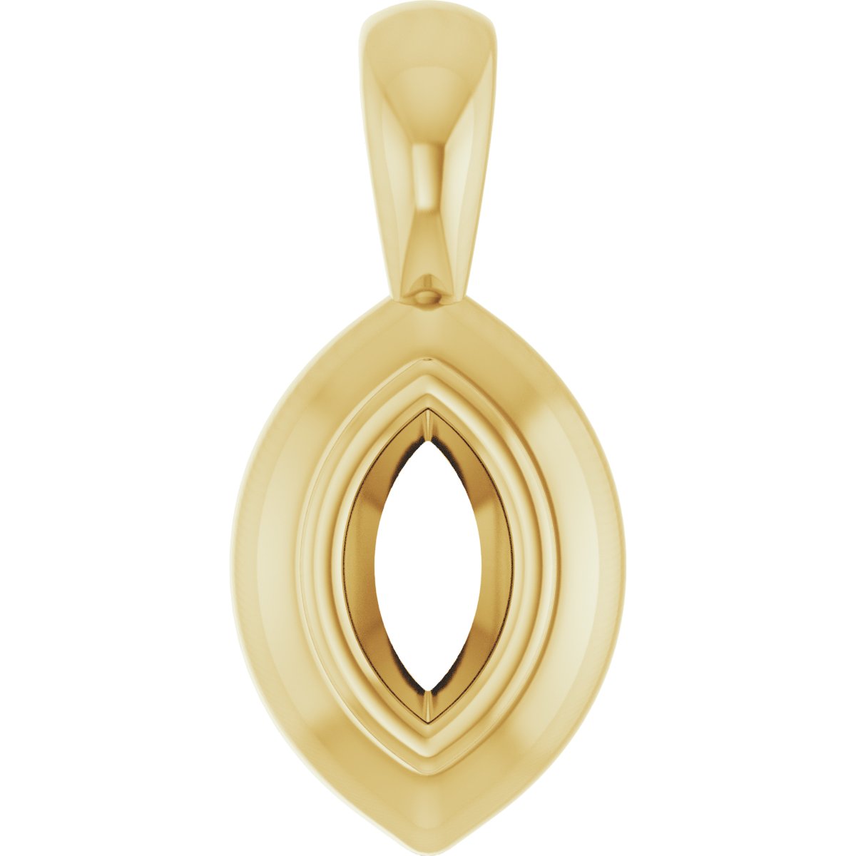 Bezel-Set Solitaire Pendant