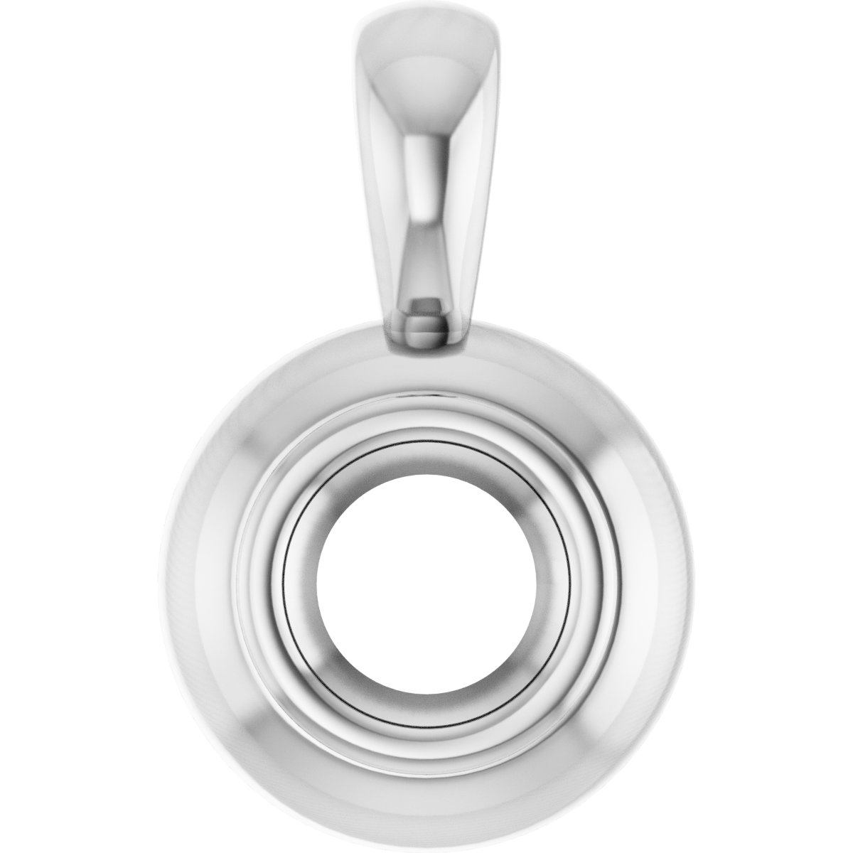 Bezel-Set Solitaire Pendant