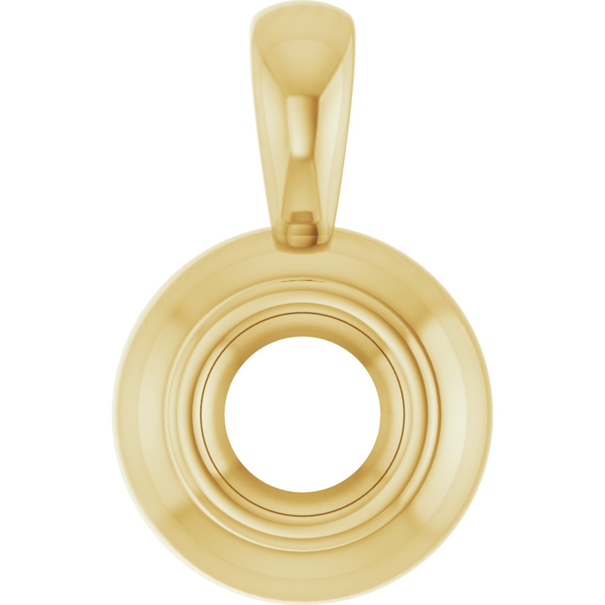 Bezel-Set Solitaire Pendant