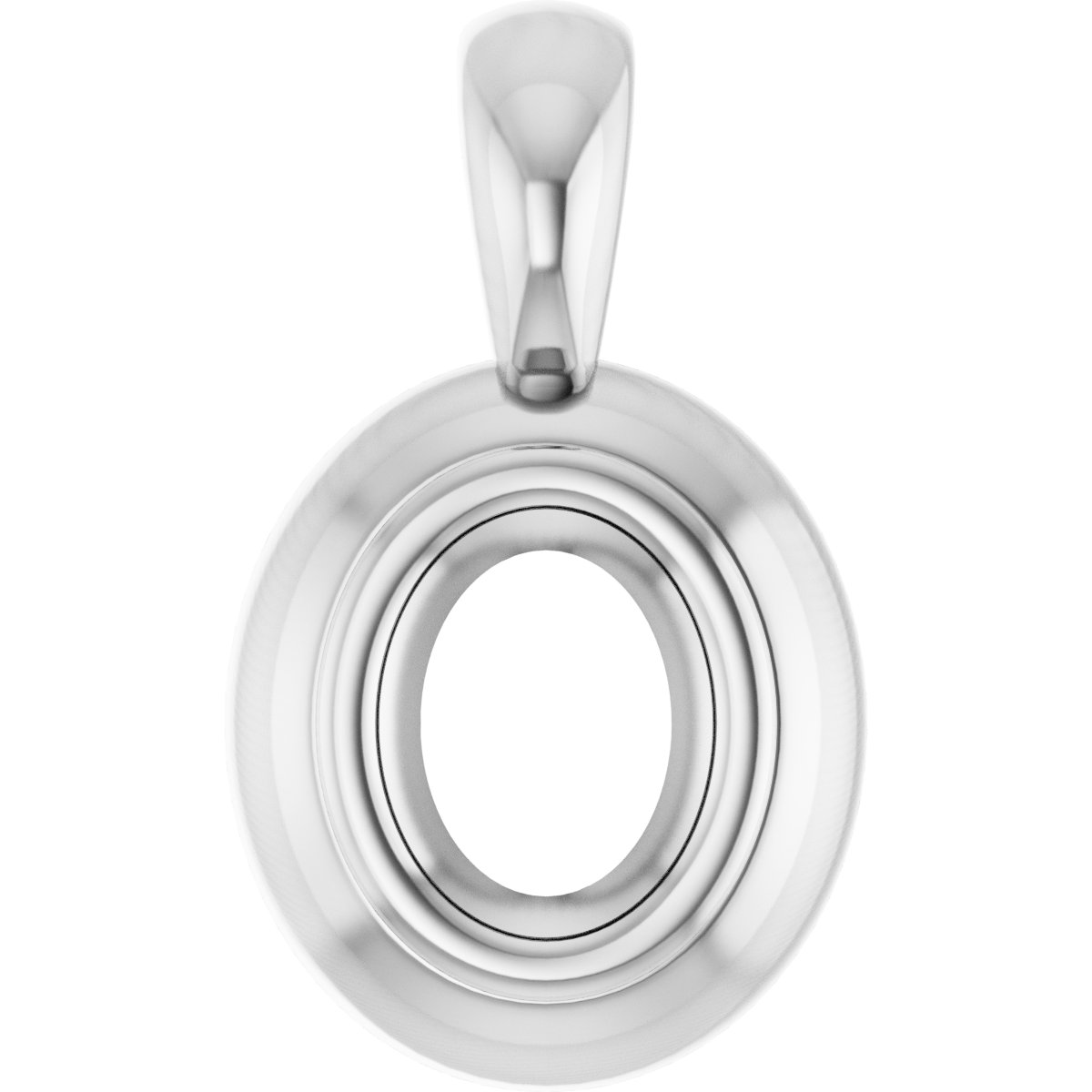Bezel-Set Solitaire Pendant