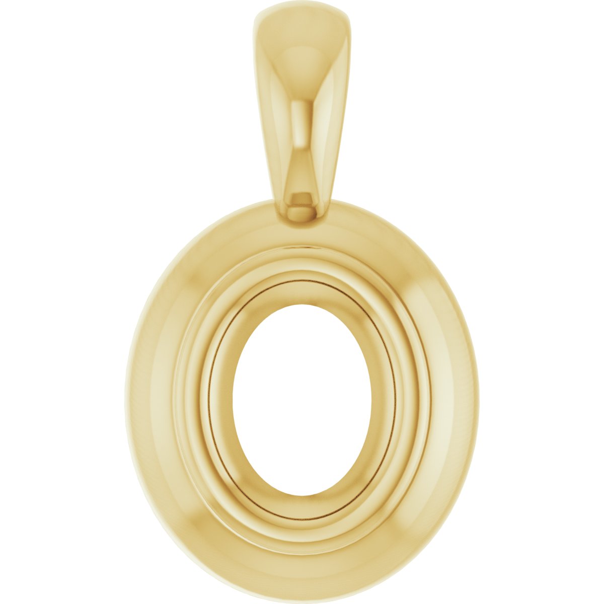 Bezel-Set Solitaire Pendant