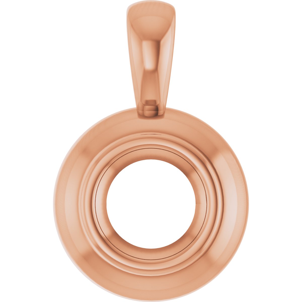 Bezel-Set Solitaire Pendant