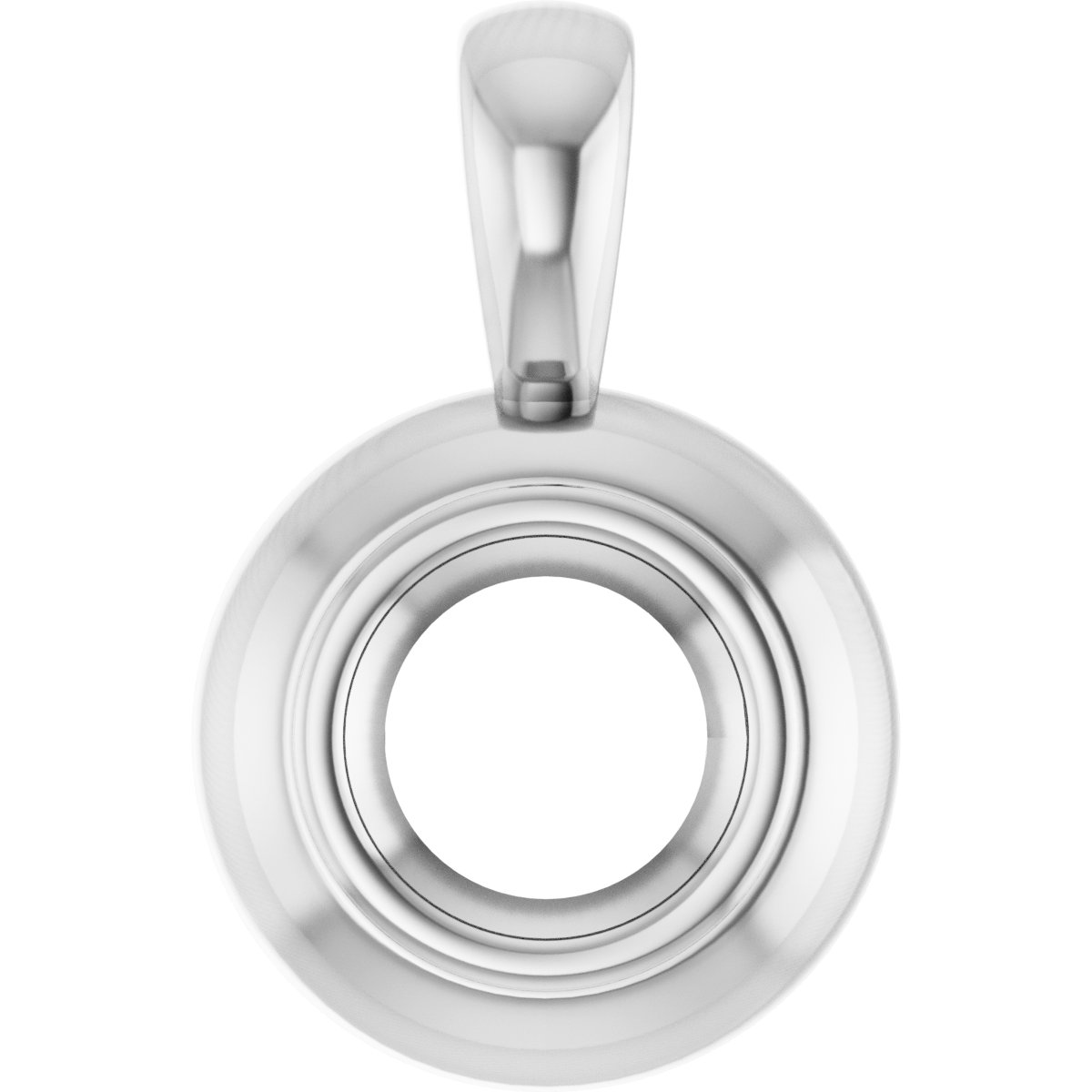 Bezel-Set Solitaire Pendant