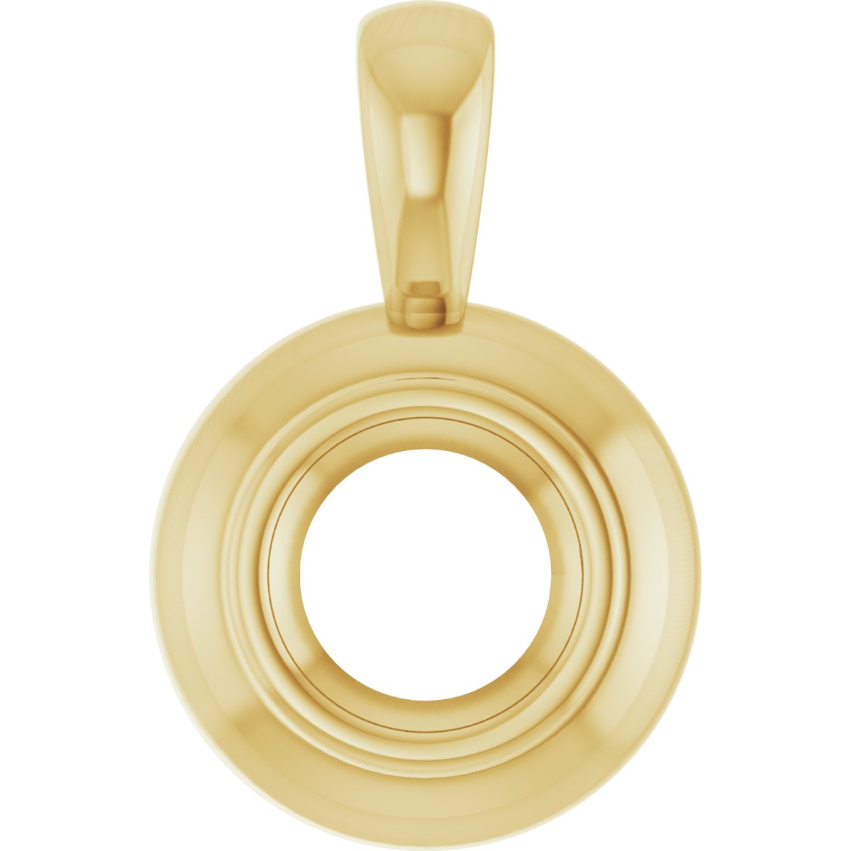 Bezel-Set Solitaire Pendant