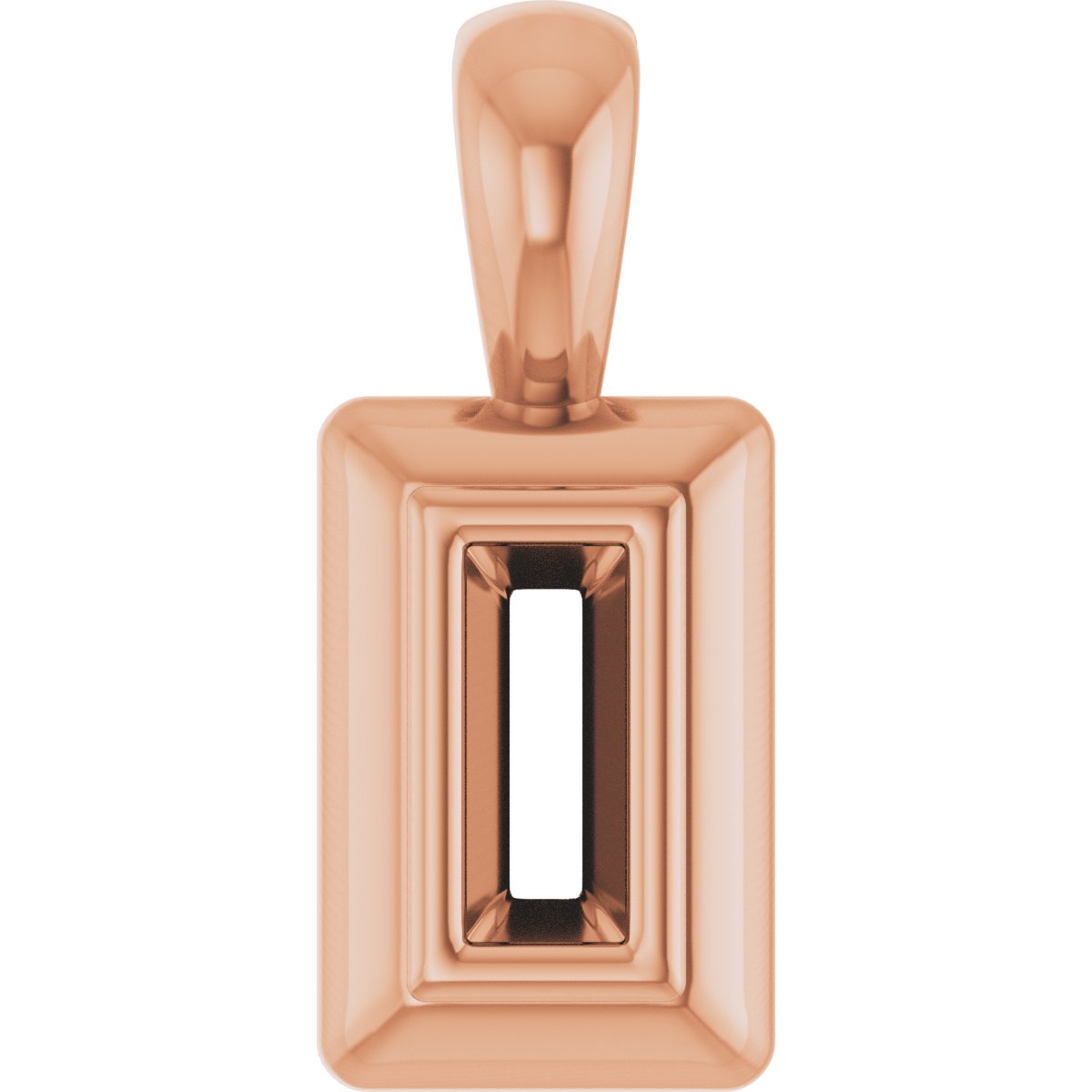 Bezel-Set Solitaire Pendant
