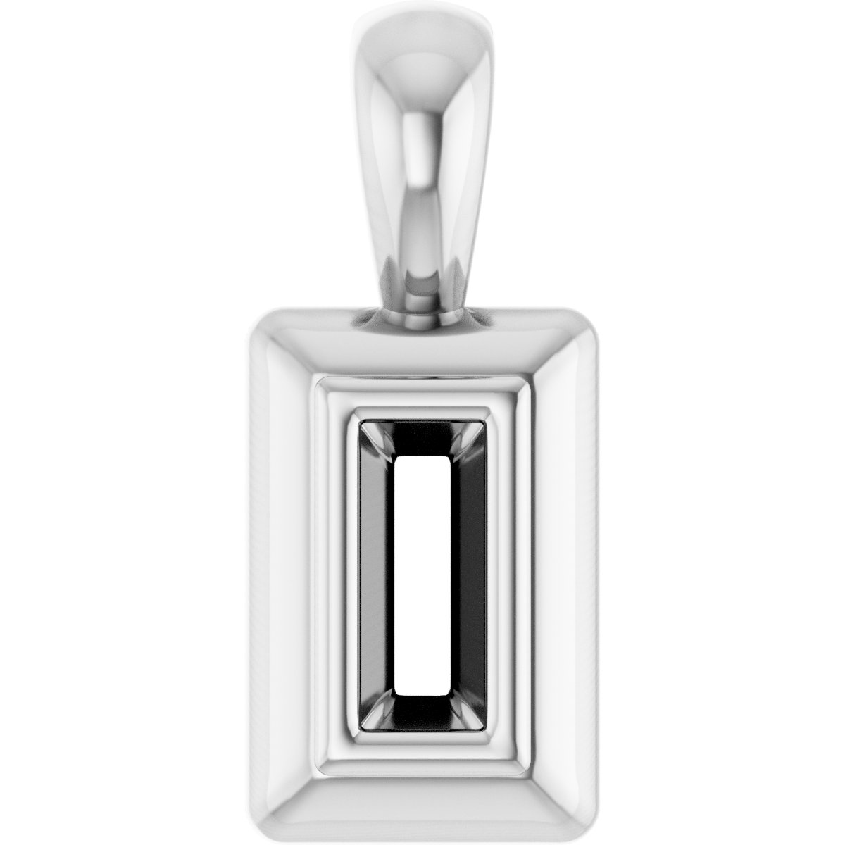 Bezel-Set Solitaire Pendant