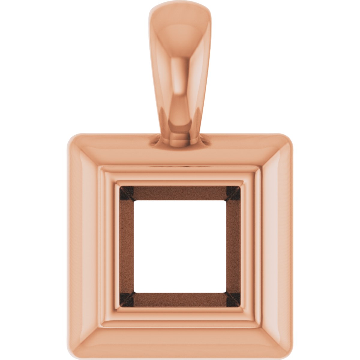 Bezel-Set Solitaire Pendant