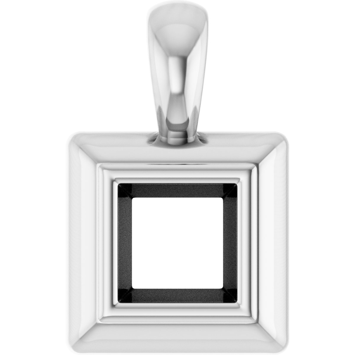 Bezel-Set Solitaire Pendant