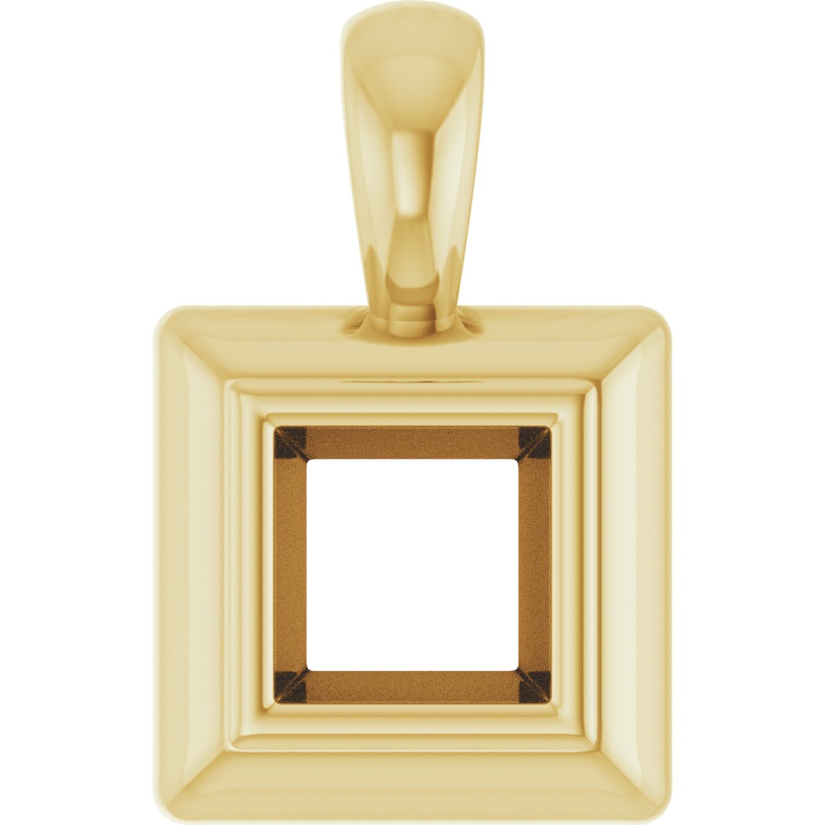 Bezel-Set Solitaire Pendant