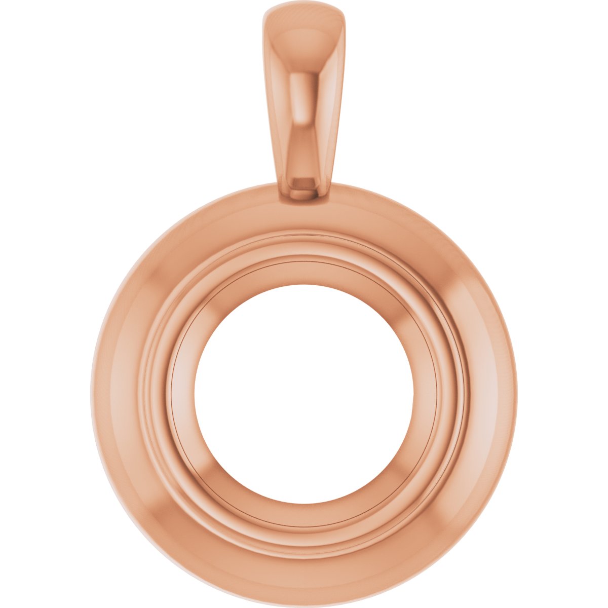 Bezel-Set Solitaire Pendant