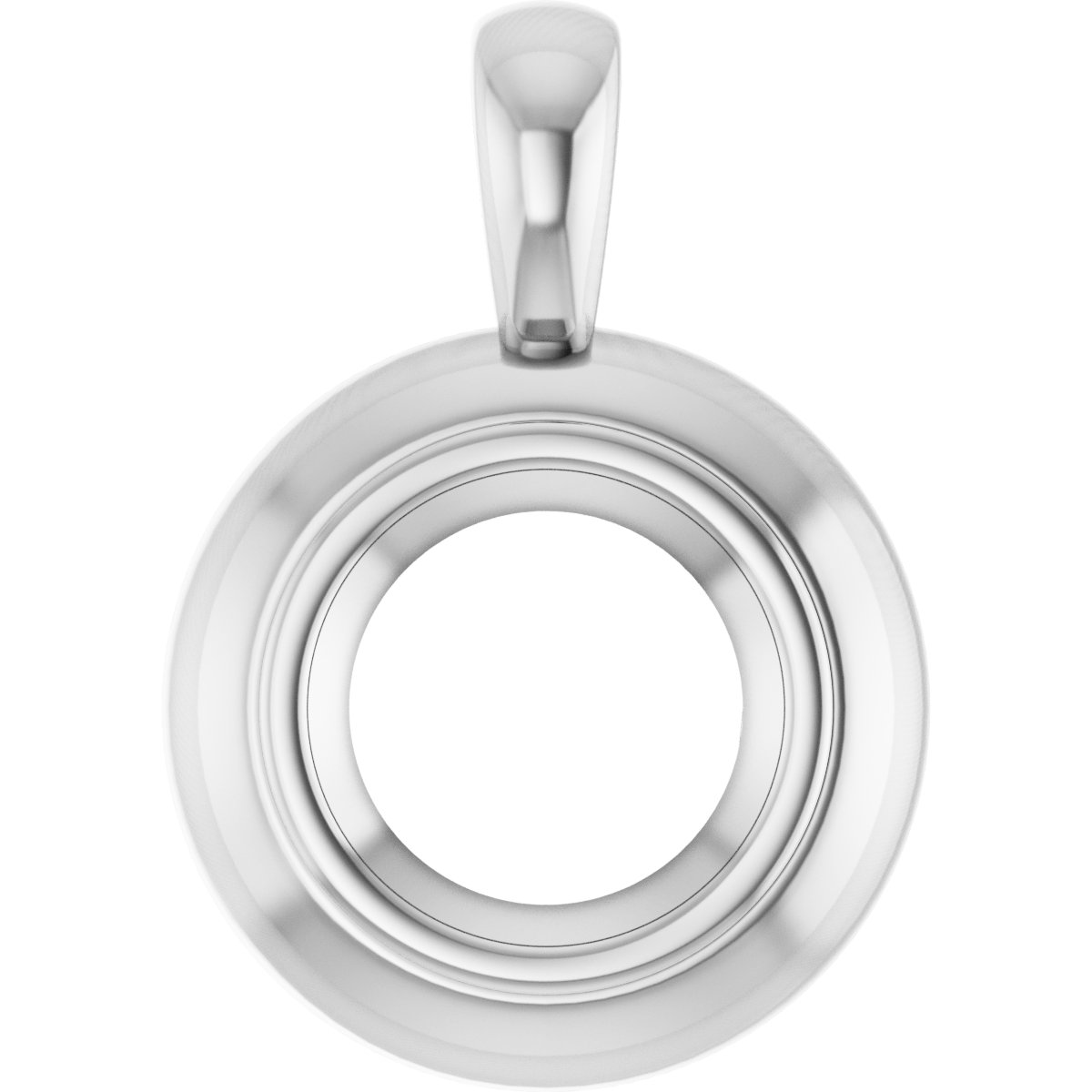 Bezel-Set Solitaire Pendant