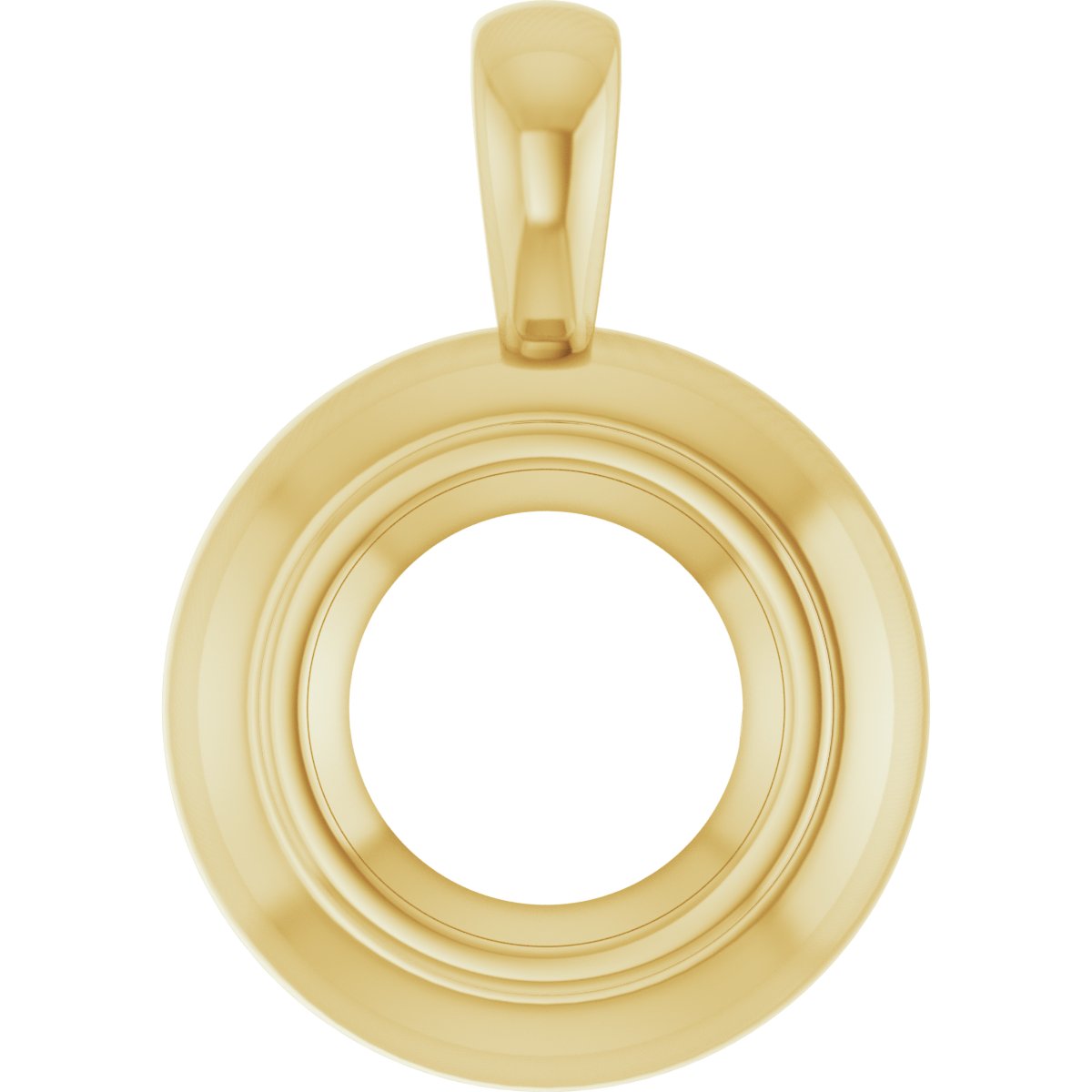 Bezel-Set Solitaire Pendant