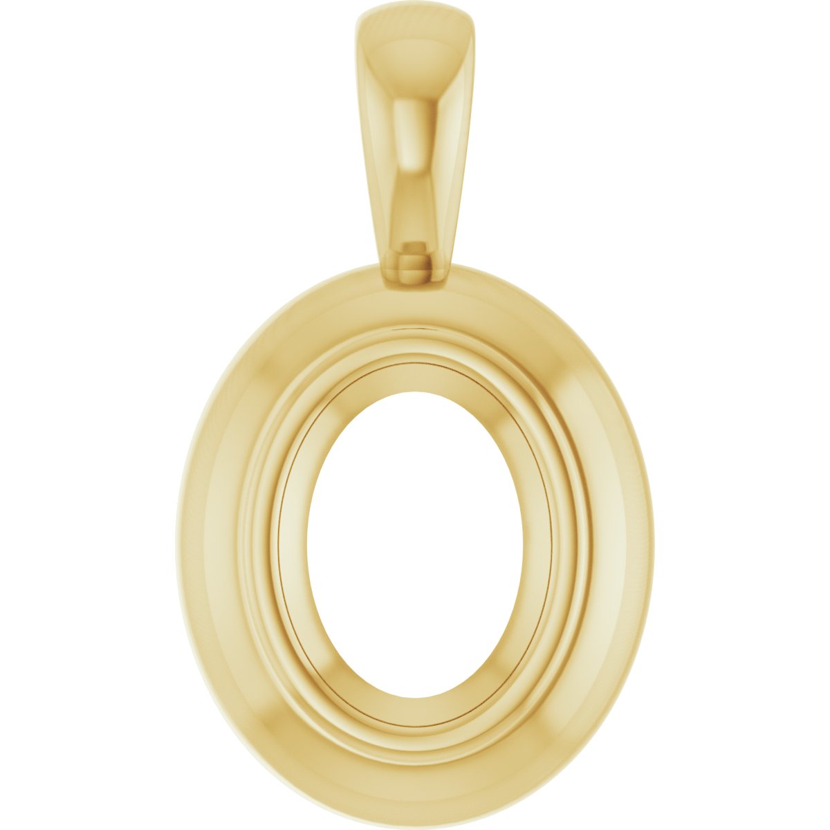 Bezel-Set Solitaire Pendant