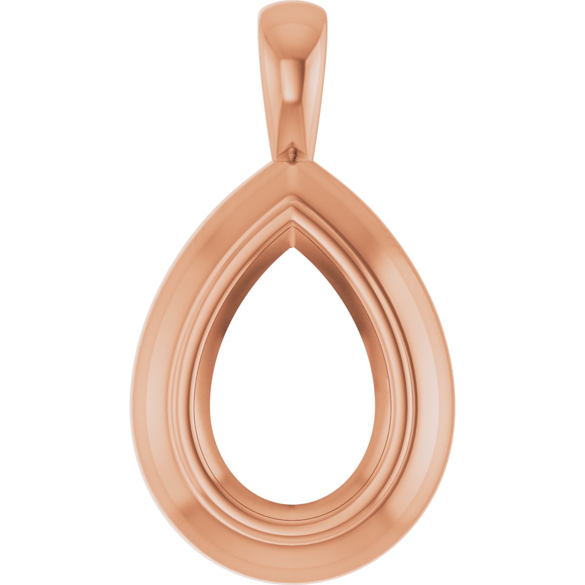 Bezel-Set Solitaire Pendant