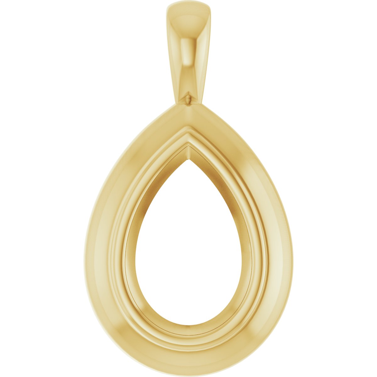 Bezel-Set Solitaire Pendant