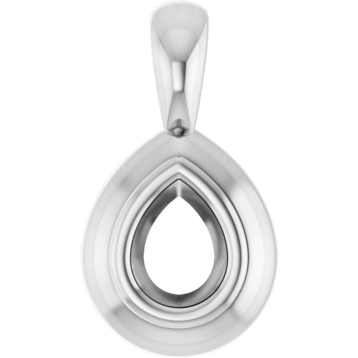 Bezel-Set Solitaire Pendant
