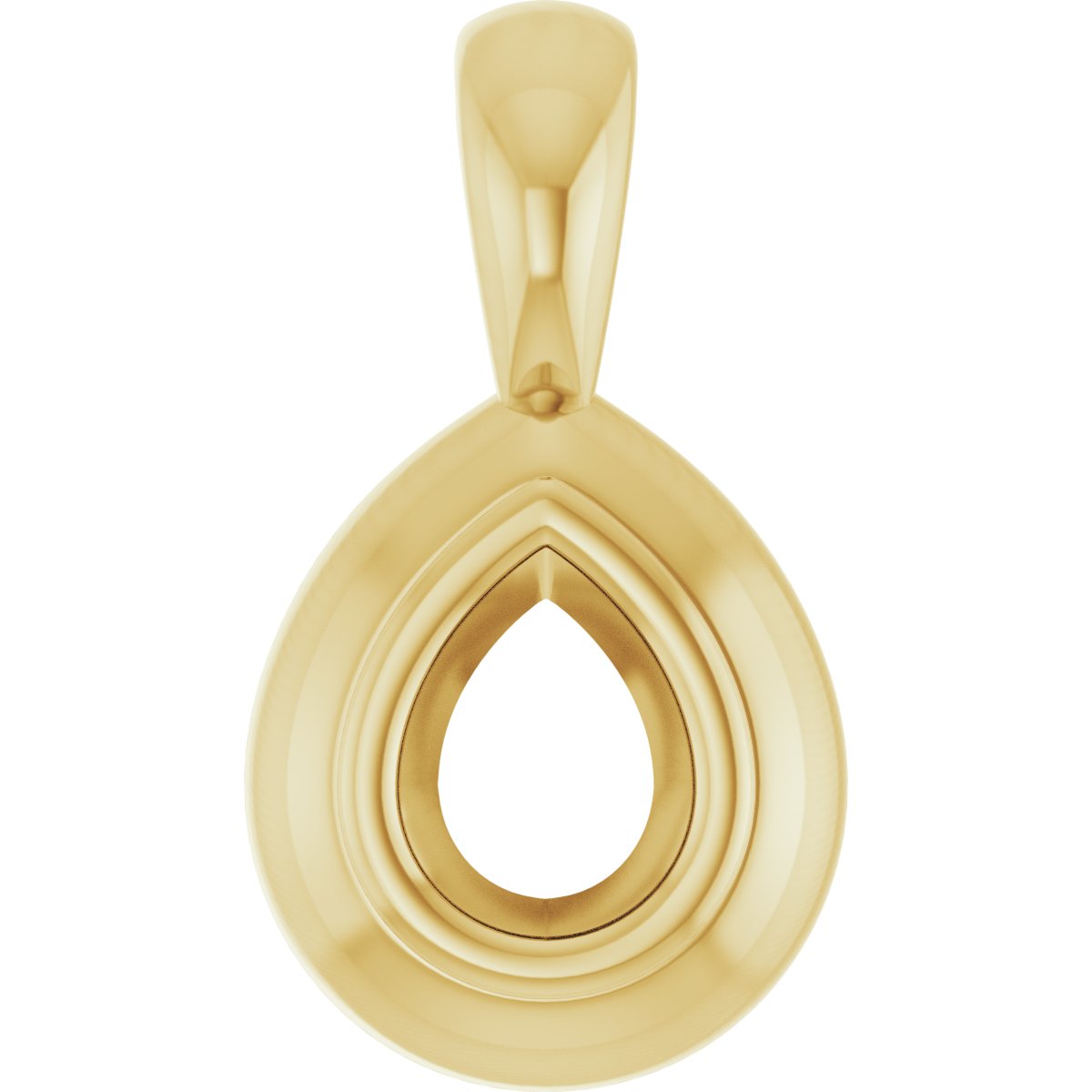 Bezel-Set Solitaire Pendant