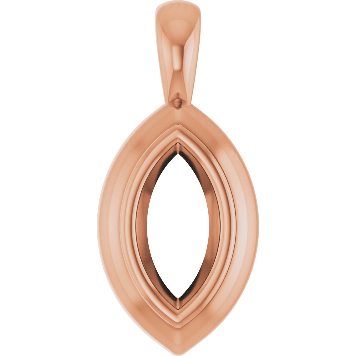 Bezel-Set Solitaire Pendant