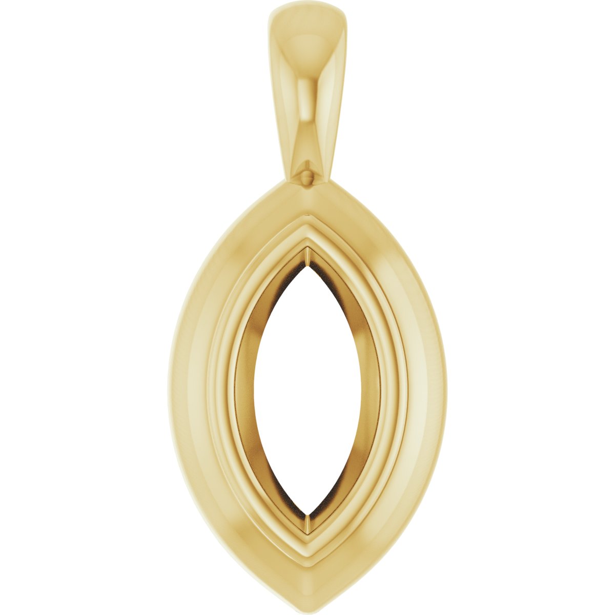 Bezel-Set Solitaire Pendant