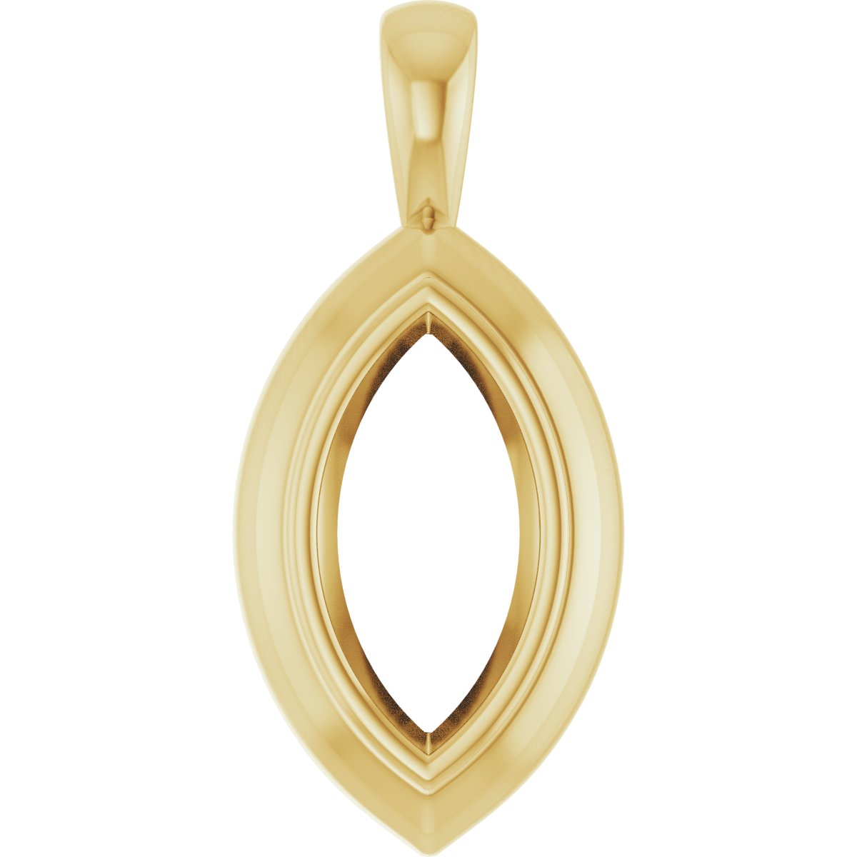 Bezel-Set Solitaire Pendant