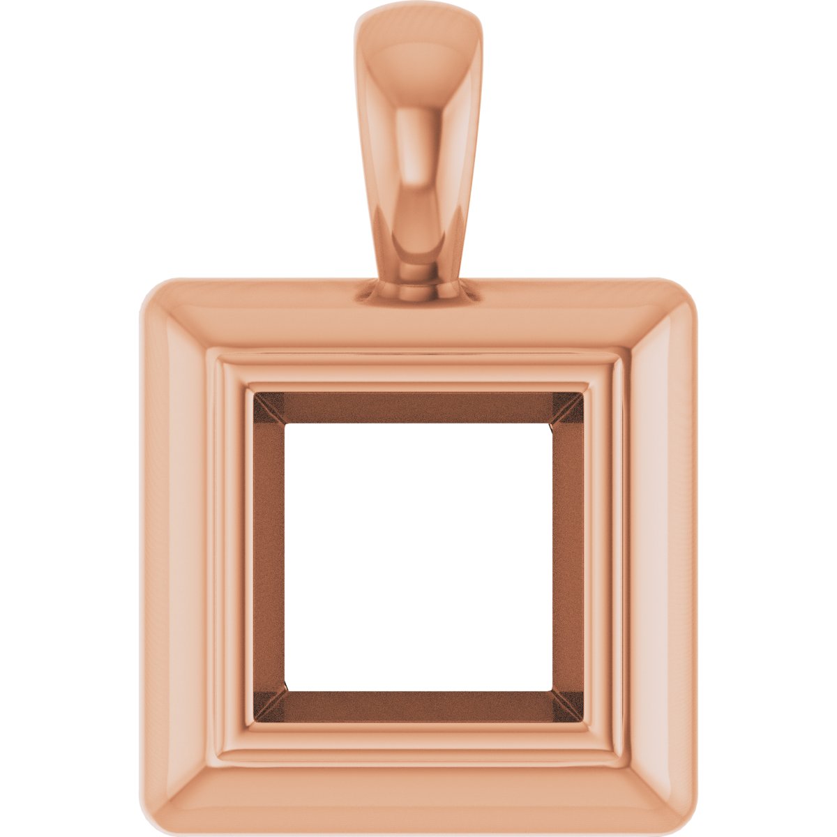 Bezel-Set Solitaire Pendant