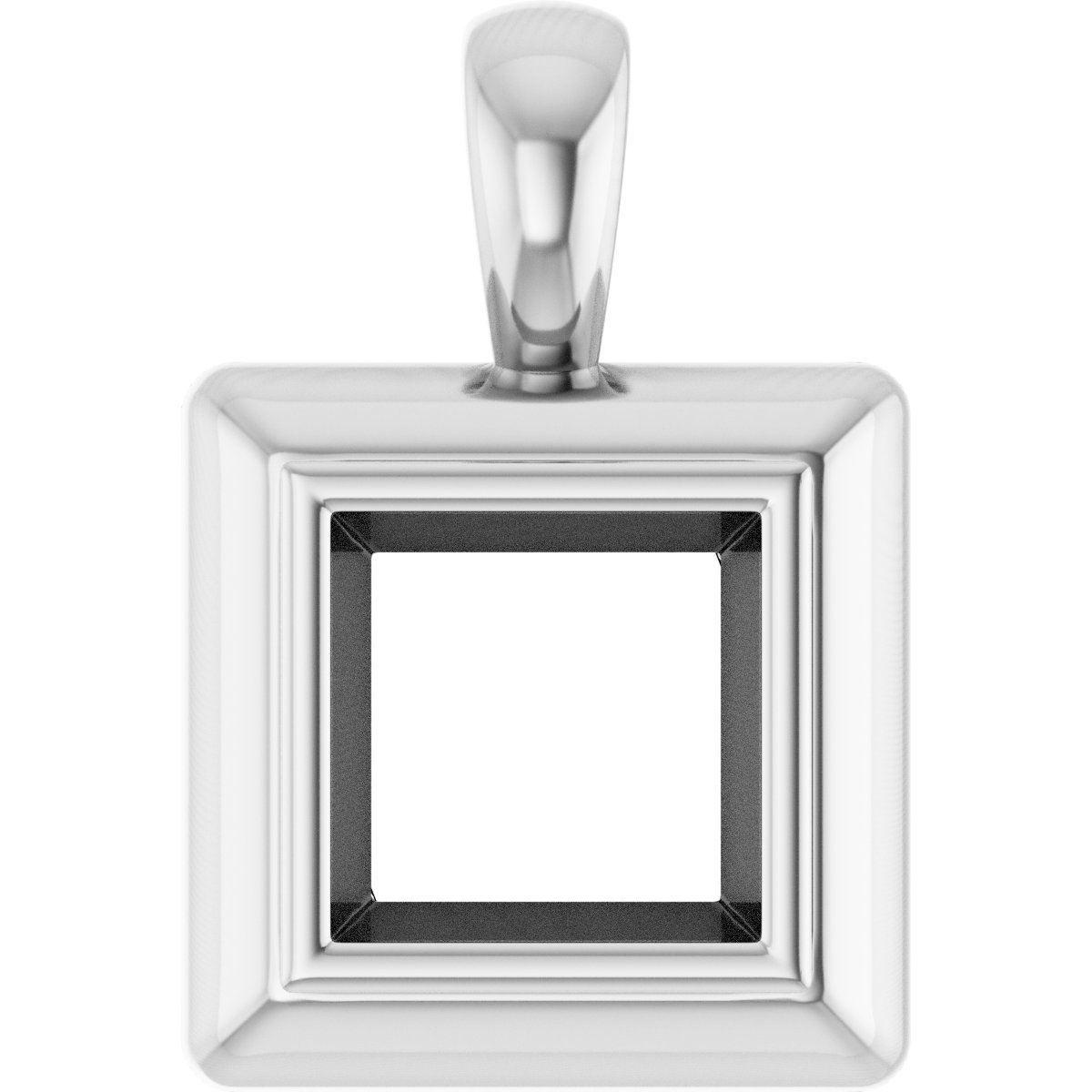 Bezel-Set Solitaire Pendant
