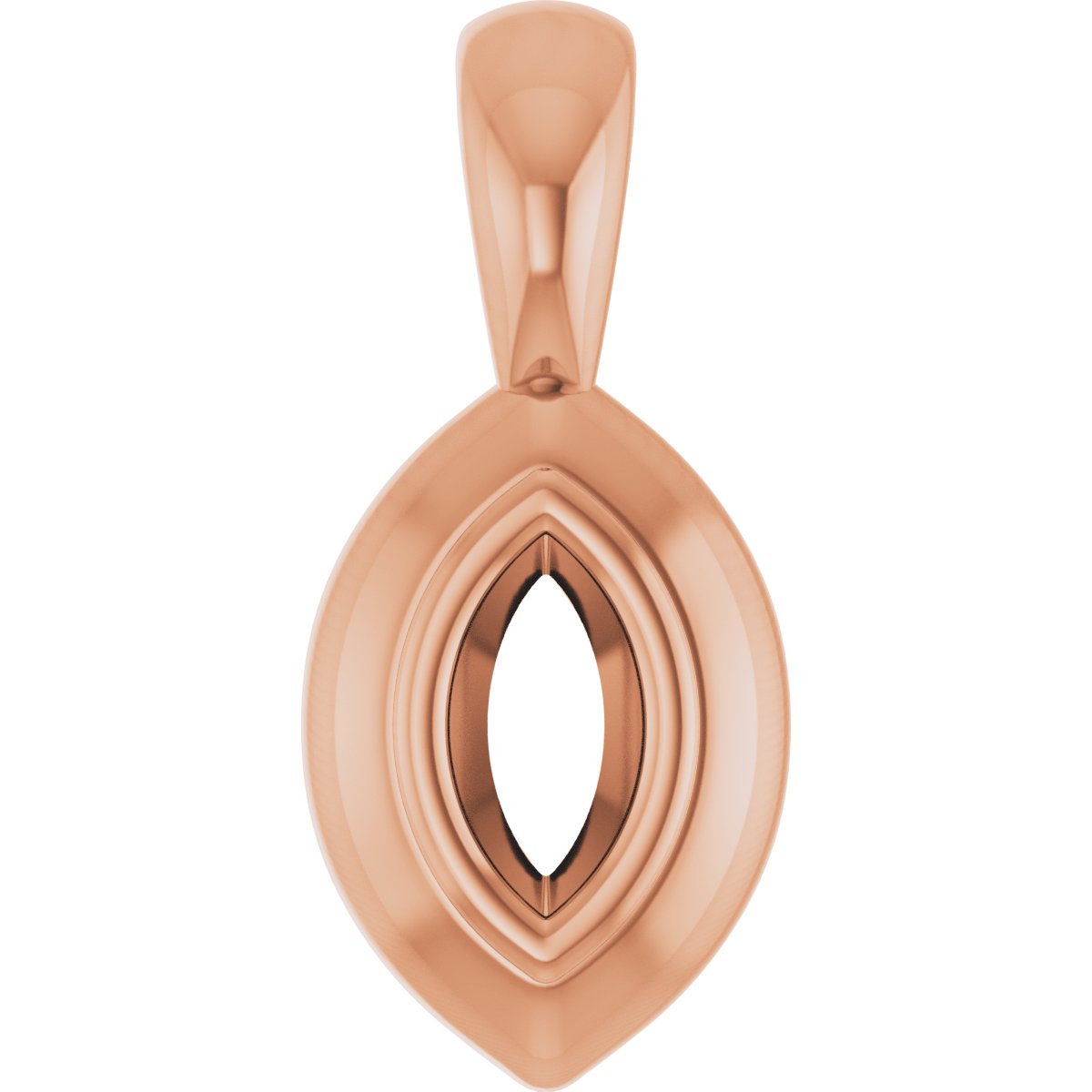 Bezel-Set Solitaire Pendant