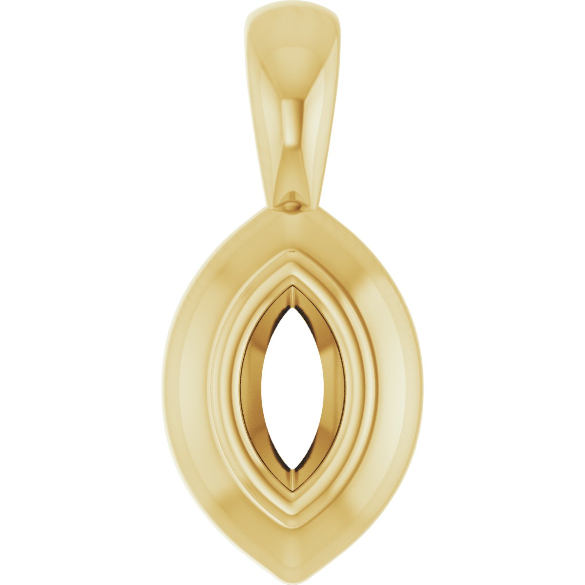 Bezel-Set Solitaire Pendant